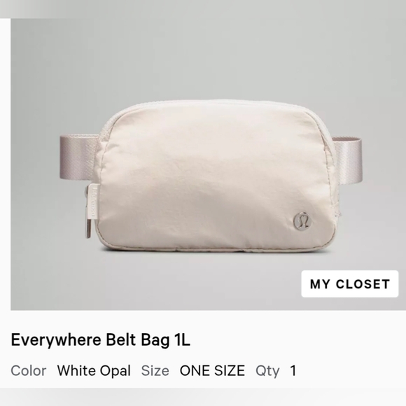 Lululemon Everywhere Belt Bag White Opal - Picture 9 of 9